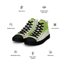 @SAY Men’s high top canvas shoes
