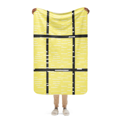 'Sunshine' Sherpa blanket