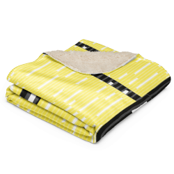 'Sunshine' Sherpa blanket
