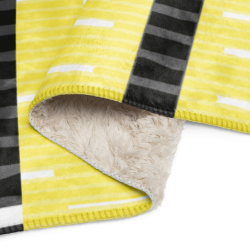 'Sunshine' Sherpa blanket