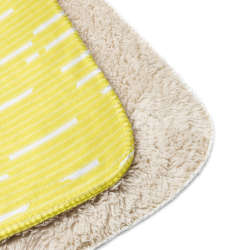 'Sunshine' Sherpa blanket