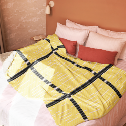 'Sunshine' Sherpa blanket