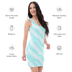 Azure Dreams Bodycon dress