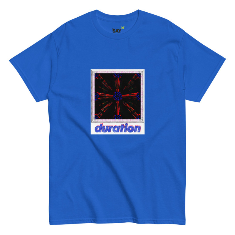 Duration Dark Matter Geometric Graphic Cotton Unisex Tee 