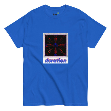Duration Dark Matter Geometric Graphic Cotton Unisex Tee 