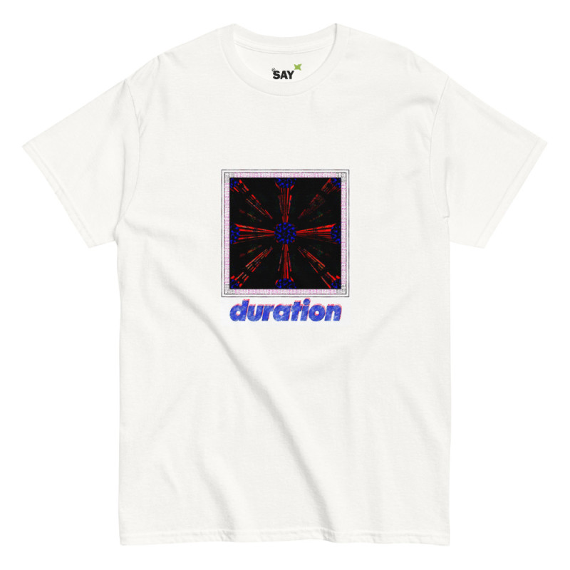 Duration Dark Matter Geometric Graphic Cotton Unisex Tee 