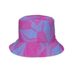 Mixed Orchard Reversible Bucket Hat - Ultra-Stylish Two-in-One Design, Vibrant Colors, Versatile Fashion Statement
