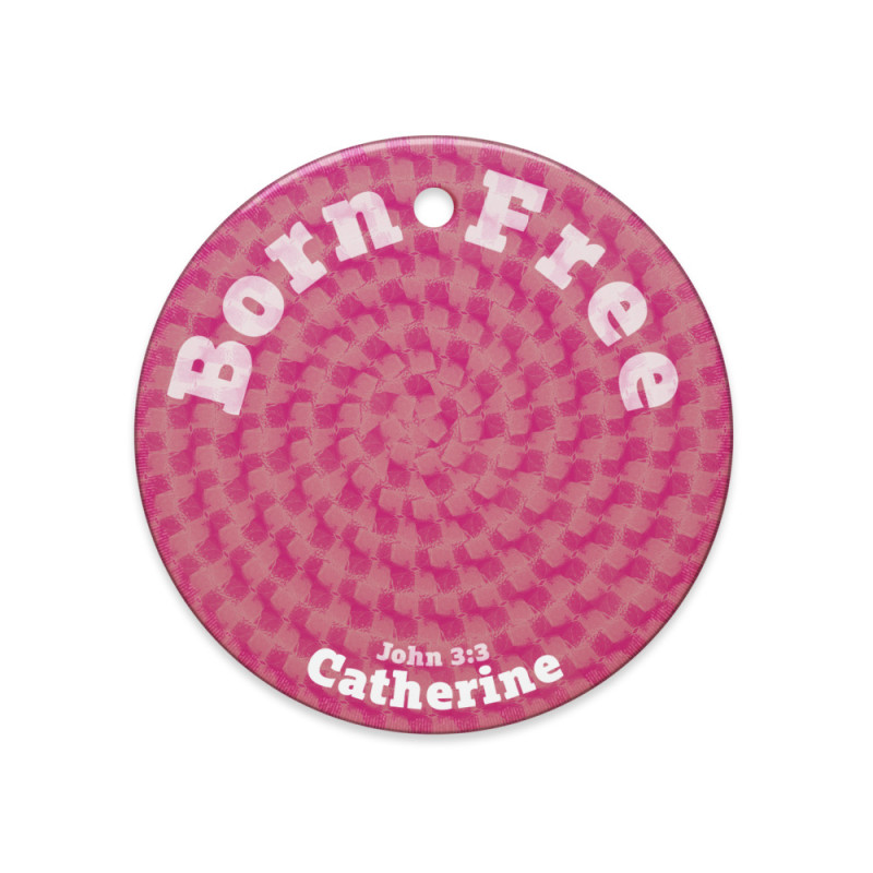 Personalized Born Free Ceramic Ornament Royal Velvet