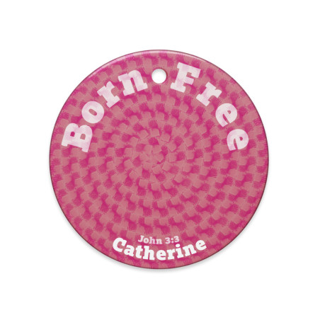 Personalized Born Free Ceramic Ornament Royal Velvet