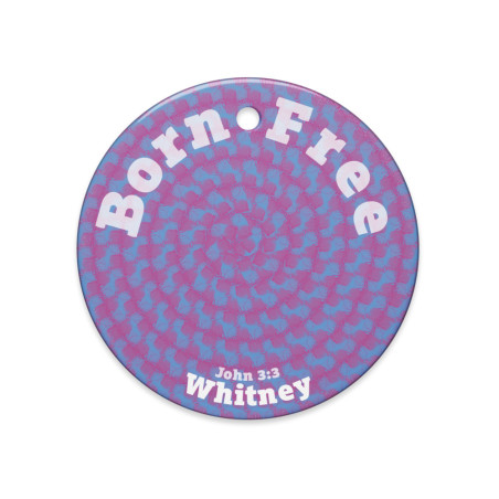 Personalized Born Free Ceramic Ornament Coral Reef: Religious Gift