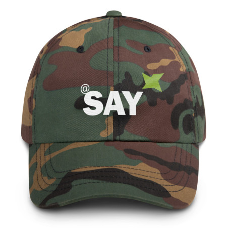 Embroidered "AT SAY" Dad Hat: Trendy Baseball Cap