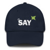 Embroidered "AT SAY" Dad Hat: Trendy Baseball Cap