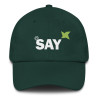 Embroidered "AT SAY" Dad Hat: Trendy Baseball Cap