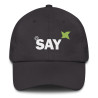 Embroidered "AT SAY" Dad Hat: Trendy Baseball Cap
