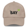 SAY Logo Dad Hat - Embroidered Cotton Twill Baseball Cap