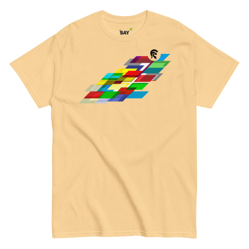 Everydaysay Helmet of Salvation black logo Unisex classic tee