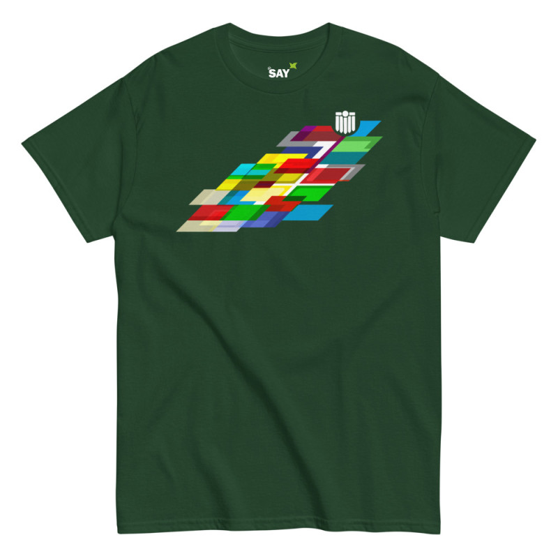 Everydaysay Belt of Truth Tee white logo Unisex classic tee