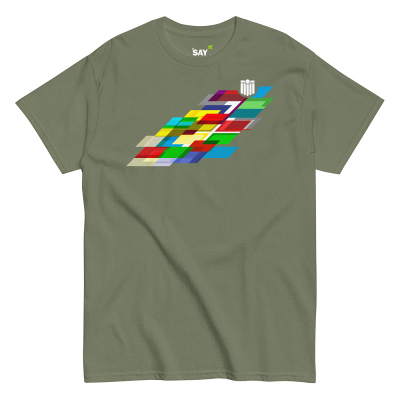 Everydaysay Belt of Truth Tee white logo Unisex classic tee