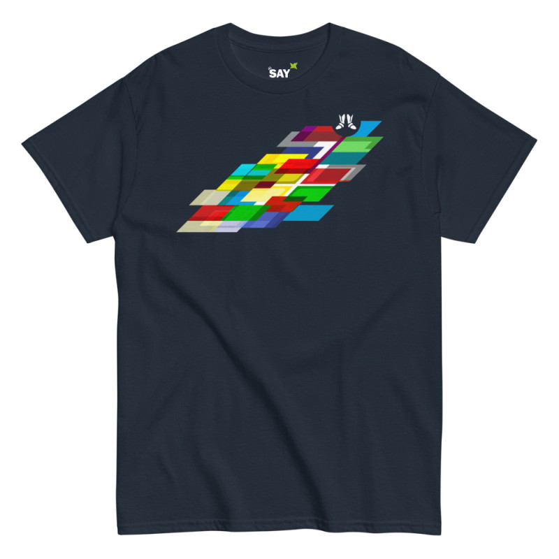 Everydaysay Shoes of Gospel white logo Unisex classic tee