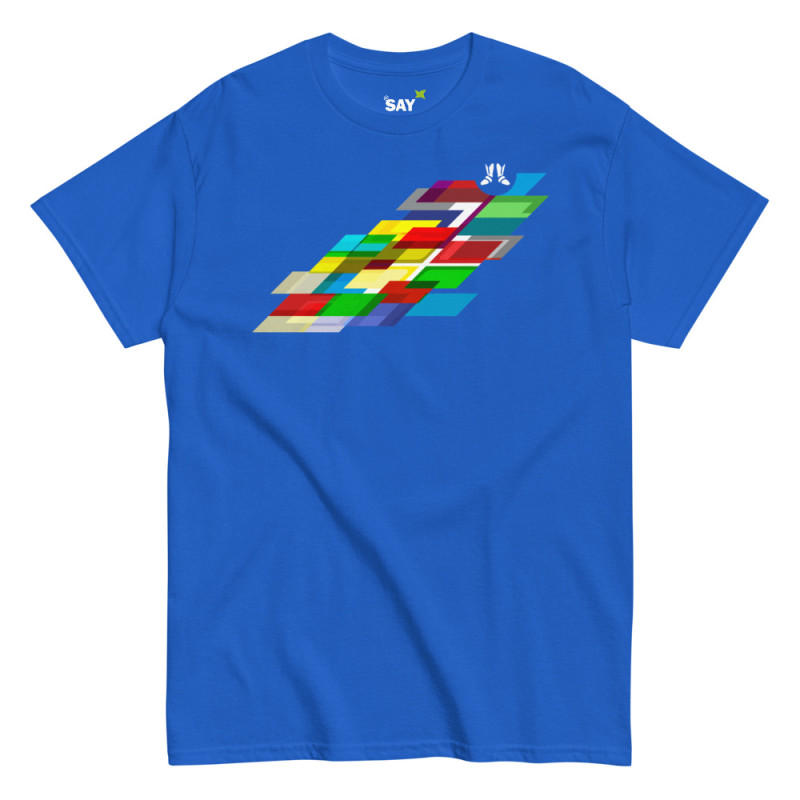 Everydaysay Shoes of Gospel white logo Unisex classic tee