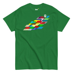 Everydaysay Shield of Faith white logo Unisex classic tee