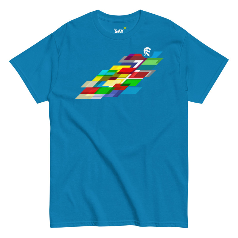 Everydaysay Helmet of Salvation white logo Unisex classic tee