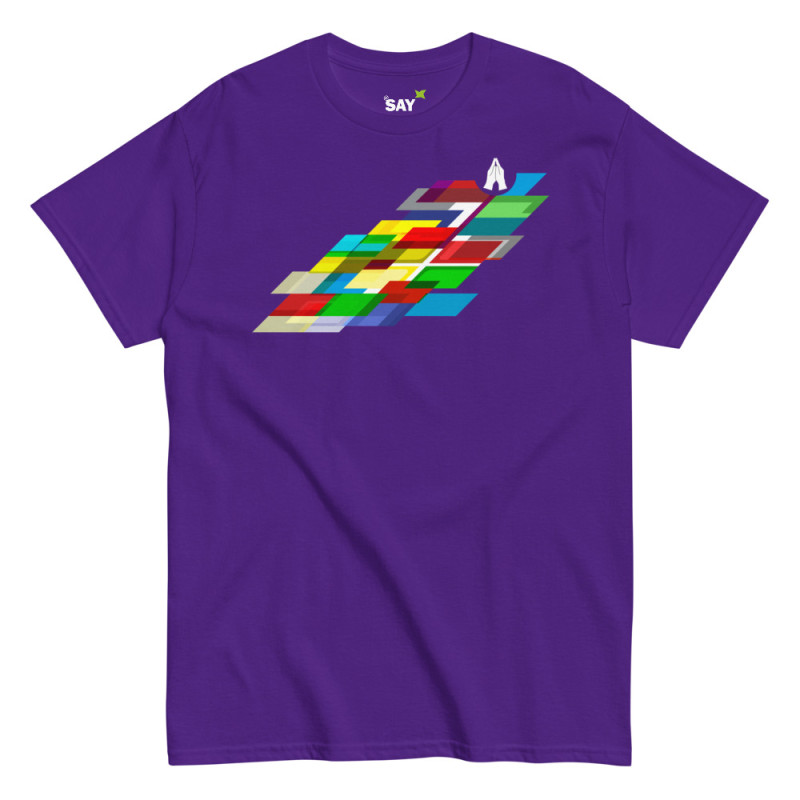 Everydaysay Prayer white logo Unisex classic tee