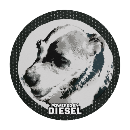 Interpretive Art Personalized Pet round mouse pad