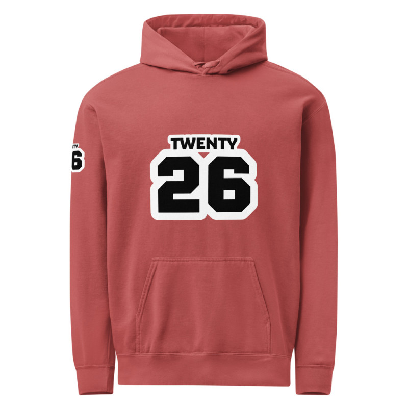 TWENTY26 Unisex garment-dyed hoodie