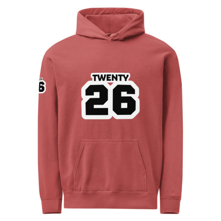 TWENTY26 Unisex garment-dyed hoodie