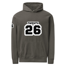 TWENTY26 Unisex garment-dyed hoodie