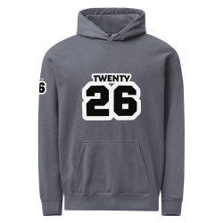 TWENTY26 Unisex garment-dyed hoodie