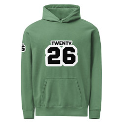TWENTY26 Unisex garment-dyed hoodie
