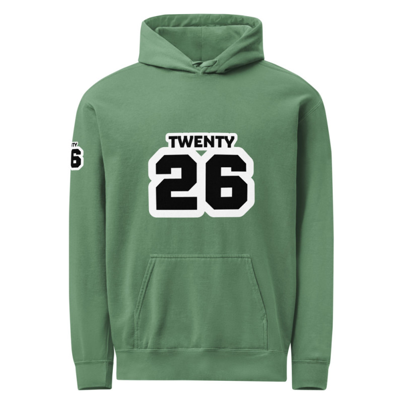 TWENTY26 Unisex garment-dyed hoodie