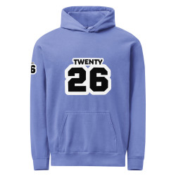 TWENTY26 Unisex garment-dyed hoodie