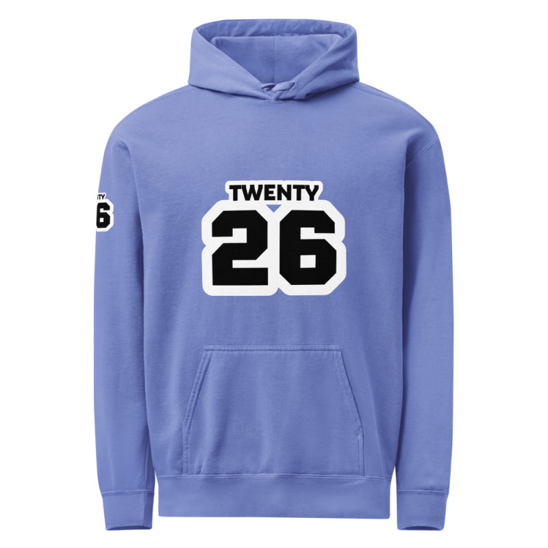 TWENTY26 Unisex garment-dyed hoodie
