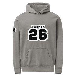 TWENTY26 Unisex garment-dyed hoodie