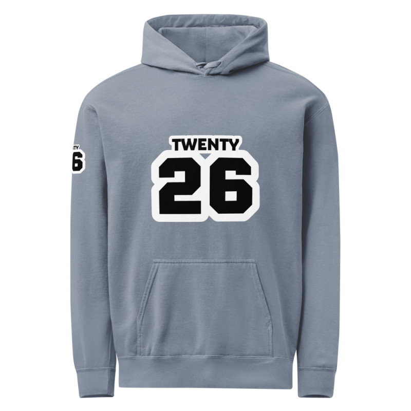 TWENTY26 Unisex garment-dyed hoodie