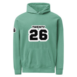 TWENTY26 Unisex garment-dyed hoodie