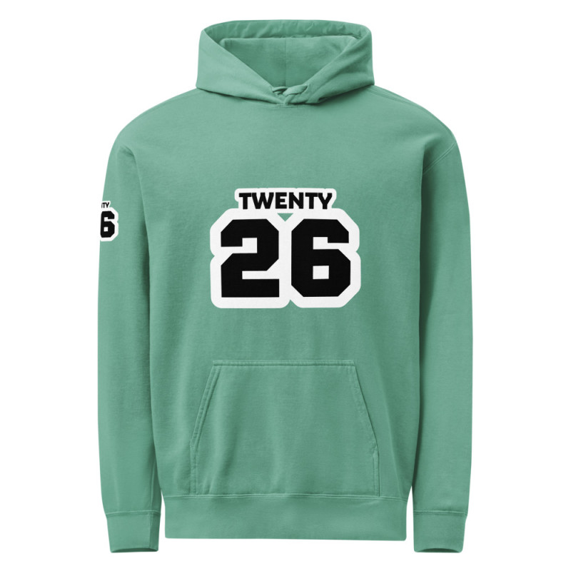 TWENTY26 Unisex garment-dyed hoodie