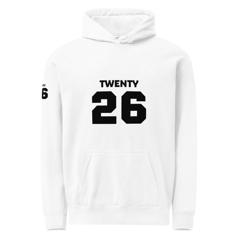 TWENTY26 Unisex garment-dyed hoodie