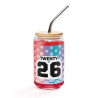 TWENTY26 Mixed Fruit Can-shaped glass