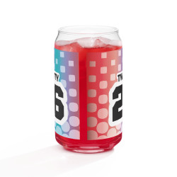 TWENTY26 Mixed Fruit Can-shaped glass
