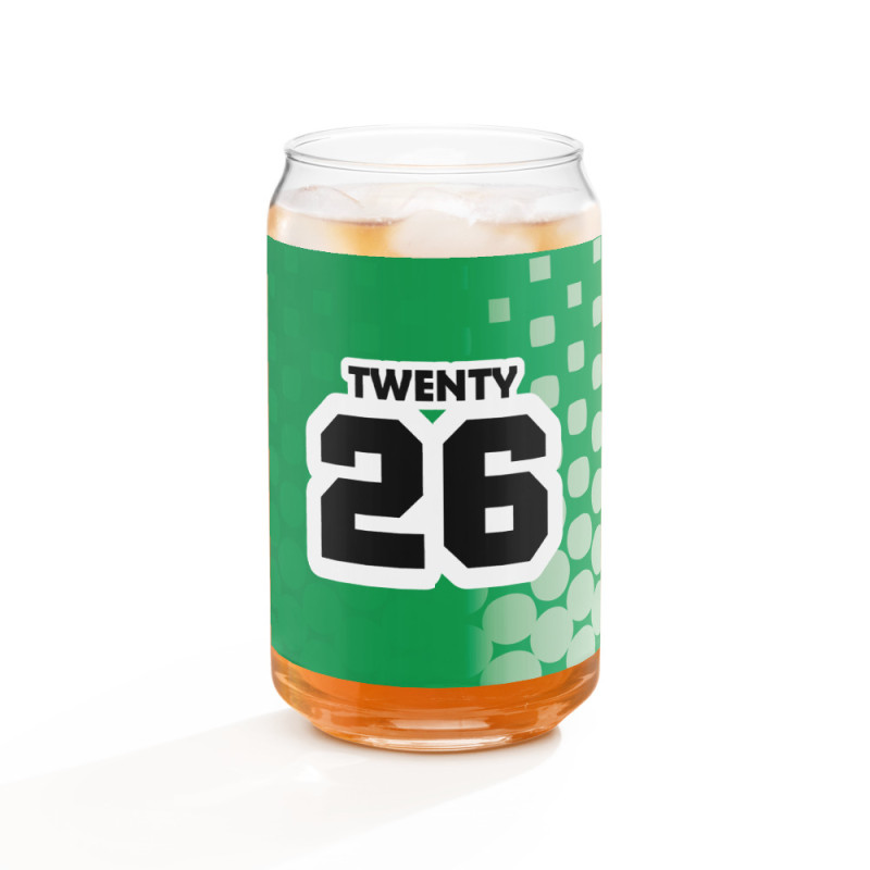 TWENTY26 Hidden Spring Can-shaped glass