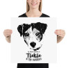 Interpretive art personalized poster - because your pet deserves it!