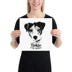 Interpretive art personalized poster - because your pet deserves it!