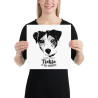 Interpretive art personalized poster - because your pet deserves it!
