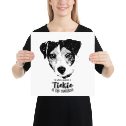 Interpretive art personalized poster - because your pet deserves it!