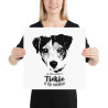 Interpretive art personalized poster - because your pet deserves it!