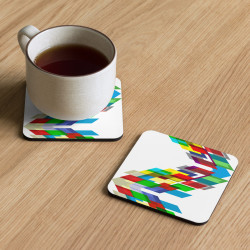 'Seasoning' Cork-back coaster